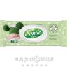 Салфетки влаж smile baby алоэ/ромашка с клап №72