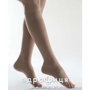 Гольфы ad209 компрес б/мыска с хлопком 2кл р2d натурал