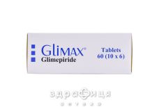 Глимакс таб 4мг №60 від діабету