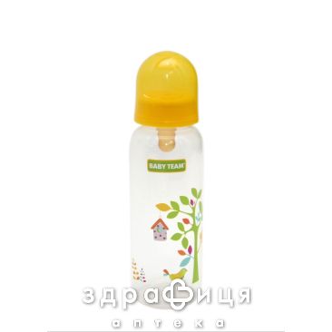 Baby team (Беби тим) бутылочка латекс соска 250мл 1310