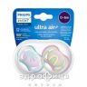 Avent scf 091/15 пустышка мягкая u/air 6-18мес №2