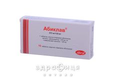 АБИКЛАВ таблетки П/О 875МГ/125МГ №10 | антибиотики
