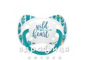 CANPOL ПУСТЫШКА СИЛИКОН АНАТОМ 6-18МЕС WILD NATURE БИРЮЗ 23/286