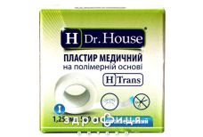 Пластир медичний нетканий ultra "h dr. house" 1,25 см х 500 см