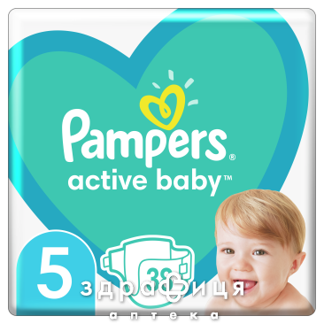 Подгузники памп active baby junior 11-16кг №38