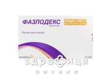 Фазлодекс розчин д/ін 250мг/5мл поперед запов шприц 5мл №2 гормональний препарат