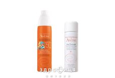 Avene (Авен) спрей солнцезащ spf50+ д/чув кожи дет 200мл+терм вода 50мл 70173610