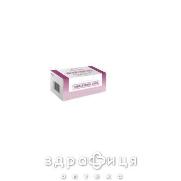 Парацетамол євро р-н д/інф 10мг/мл 100мл №12 знеболююче
