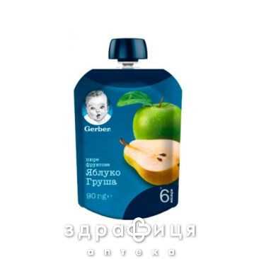 Gerber пюре яблуко/груша 90г