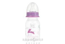 Baby nova 46010/1 бутилочка пласт декор дівч 125мл