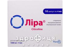Лiра розчин д/iн'єкцiй 1000мг/4мл 4мл №10