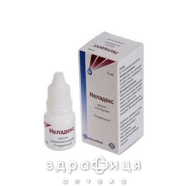 Неладекс кап гл/уш фл-кап 5мл №1 ушные капли
