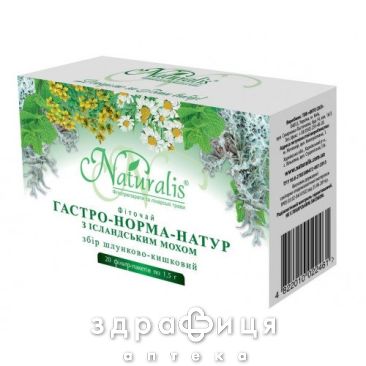 Фиточай гастро-норма-натур с ислаким мхом 1,5г пак №20
