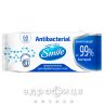 Серветки вол smile антибакт з д-пантенолом №60