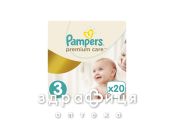 Подгузники Pampers (Памперс) premium care miidi 5-9кг №20