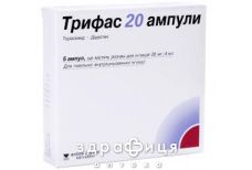 Трифас 20 р-н д/iн. 20 мг/4 мл №5 - сечогінні та діуретики