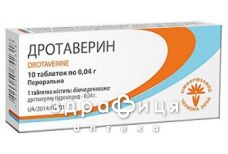 Дротаверин табл. 0,04 г №10 спазмолітики, пропульсанти
