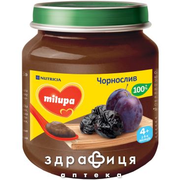 Milupa пюре фрукт чорнослив 125г