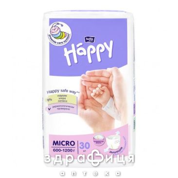 ПОДГУЗНИКИ BELLA BABY HAPPY MICRO №30