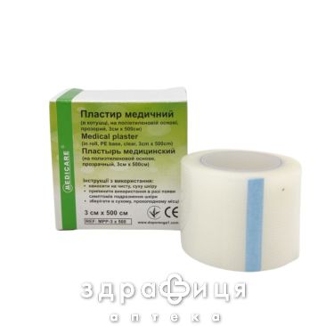 Пластыр Medicare мед 3Х500см на ткан основе