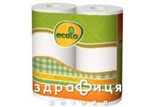Полотенца servetta бумажные ecolo 2р