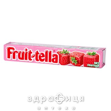 Fruit tella укерки жув полуниця (веган) 41г