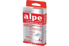 Пластырь Alpe (Алпе) прозр а/бакт с серебр набор №20 бактерицидные