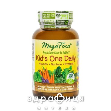 Megafood мультивитамины одна таб в день д/детей/подростков №30