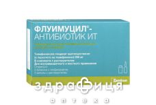 Флуимуцил антибиотик ит пор лиоф д/ин 500мг №3 антибиотики
