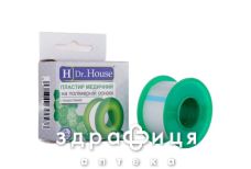 Пластырь DR HOUSE мед полимер ultra 2,5смx500см