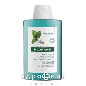 Klorane 240824 шампунь м'ята 200мл