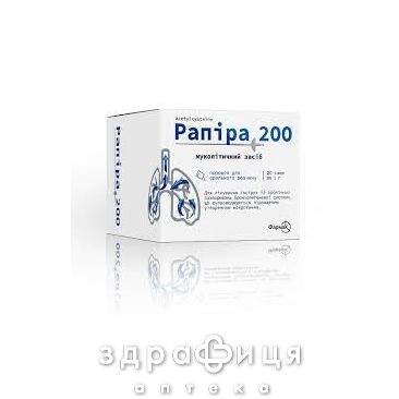Рапіра 200 пор д/р-ну 200мг/1г 1г №20 ліки від застуди