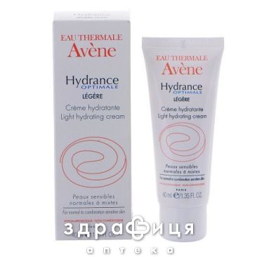 Avene (Авен) гидранс оптималь крем легк д/норм/комб/чувств кожи 40мл 70068
