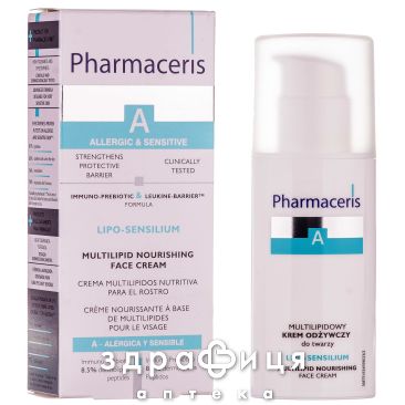Pharmaceris A Мультилипидный питательный крем для лица Lipo-Sensilium 50 мл антивозрастной крем от морщин