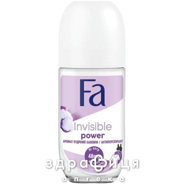 Fa дезодорант invisible power 50мл