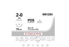 Pds ii (полiдiаксанон/монофiламентна нитка) usp2/0 колюча голка 26мм 70см