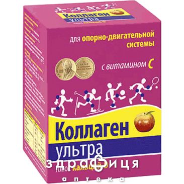 Колаген ультра плюс кальцiй d смак яблука 8г №7 хондропротектори