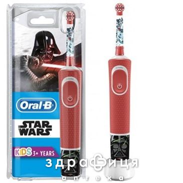 Зубна щітка oral-b електр starwars d100.413.2r c 3-х лет 3710