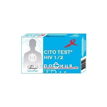 Тест-сист cito test hiv 1/2 д/опред вич 1 и 2 типа