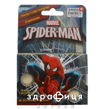 Swiss energy multivitamins spiderman таб жув №12