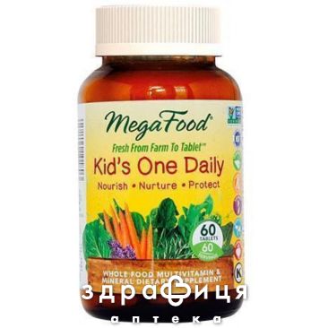 Megafood мультивитамины одна таб в день д/детей/подростков №60 витамины для детей