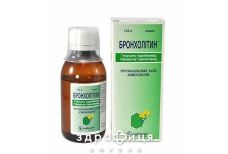 Бронхолiтин сироп флакон 125 г таблетки від кашлю