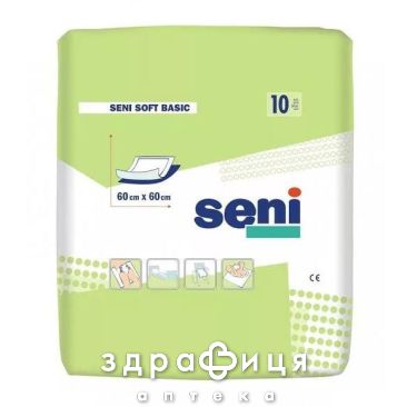 Пеленки SENI (Сени) soft basic 60смх60см №10