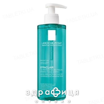La roche posay эфаклар гель-мікропілінг очищ д/пробл шкіри 400мл
