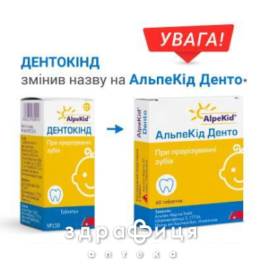 Дентокинд таблетки №150 анестетик в стоматологии