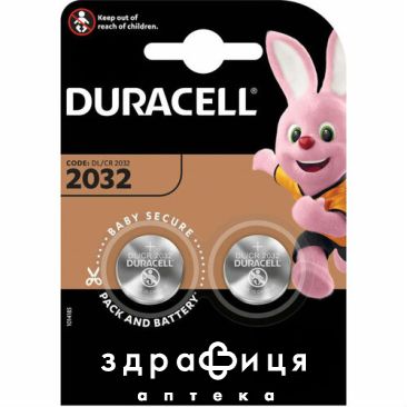 Duracell батарейка типа таблетка dl2032 dsn №2