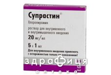 Супрастин д/ин 20мг/мл 1мл №5