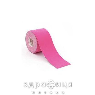 Кинезиологичный тейп 5мх5см розовый
