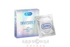 Презервативи Durex invisible lube №3