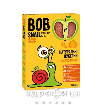 БАД КОНФЕТЫ УЛИТКА БОБ ЯБЛОКО-ТЫКВА 60Г